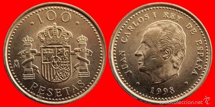 Monnaies Juan Carlos I: 100 pesetas 1998 sin circular