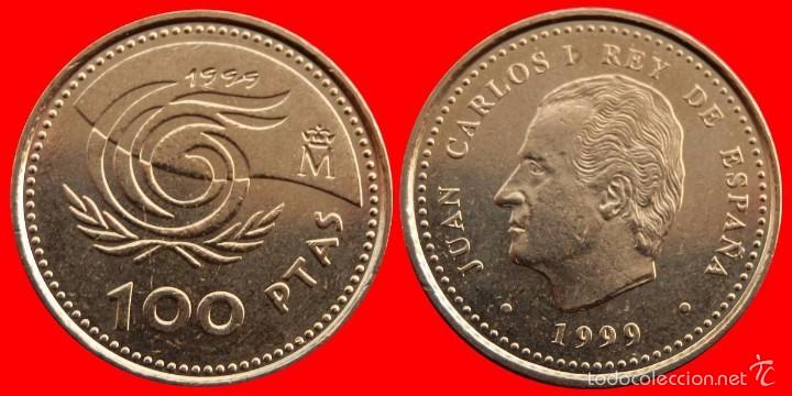 Coins Juan Carlos I: 100 pesetas 1999 sin circular
