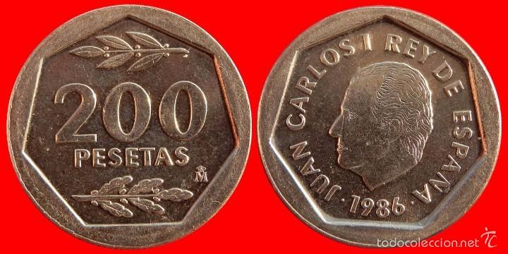 Monnaies Juan Carlos I: 200 pesetas 1986 SC