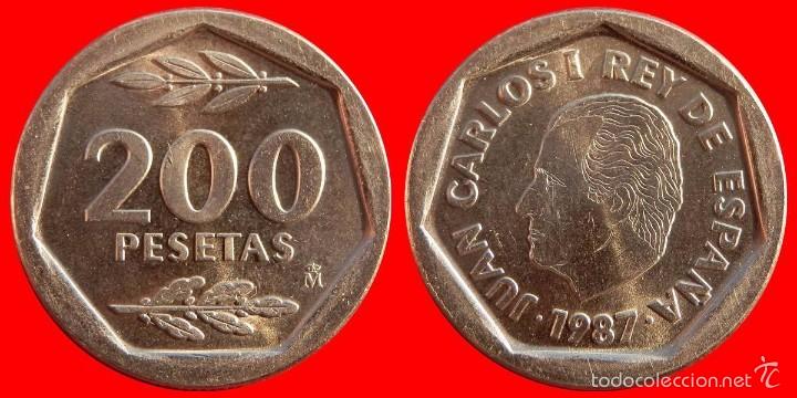 Monnaies Juan Carlos I: 200 pesetas 1987 SC