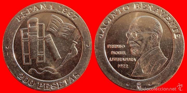 Coins Juan Carlos I: 200 pesetas 1997 sin circular