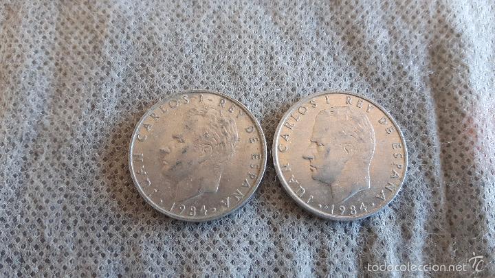 Coins Juan Carlos I: LOTE DE DOS MONEDAS DE 2 PESETAS DEL REY JUAN CARLOS I
