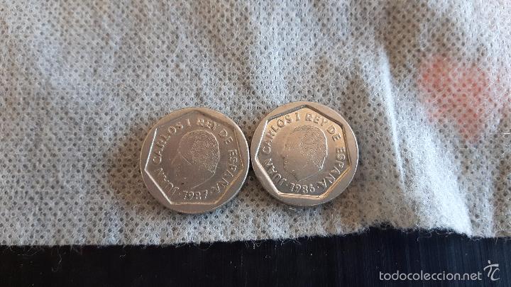 Coins Juan Carlos I: LOTE DE DOS MONEDAS DE 200 PESETAS DEL REY JUAN CARLOS I