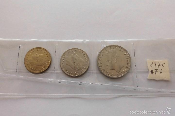 Coins Juan Carlos I: Serie set pesetas 1975*1977 SC