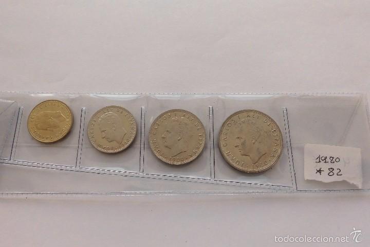 Coins Juan Carlos I: Serie set pesetas 1980*1982 SC