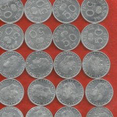 Monedas Juan Carlos I: 25 MONEDAS DE 50 CTS DE JUAN CARLOS I ESPAÑA -82 1980 S/C *1980