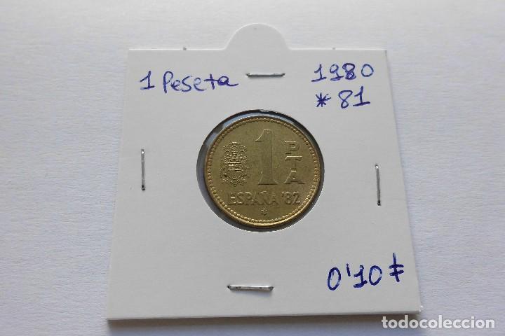 Coins Juan Carlos I: 1 peseta 1980*81