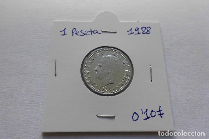 Coins Juan Carlos I: 1 peseta 1988