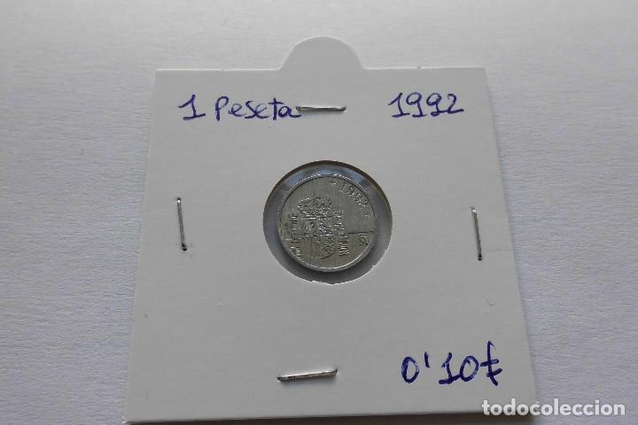 Coins Juan Carlos I: 1 peseta 1992