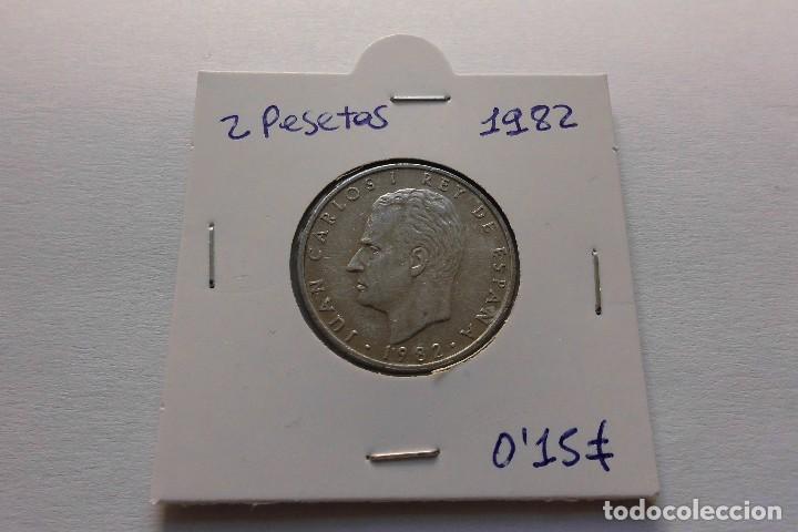 Coins Juan Carlos I: 2 pesetas 1982