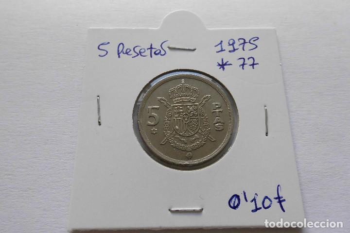 Coins Juan Carlos I: 5 pesetas 1975*77