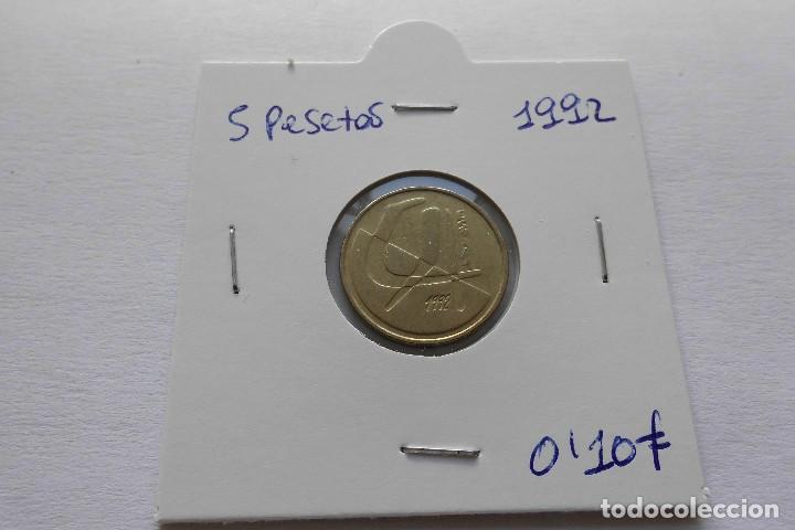 Coins Juan Carlos I: 5 pesetas 1992