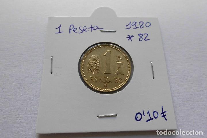 Coins Juan Carlos I: 1 peseta 1980*82