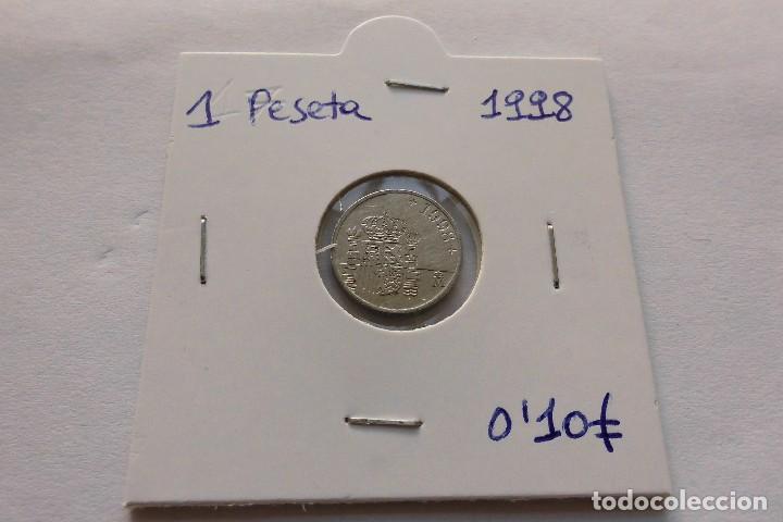 Moedas Juan Carlos I: 1 peseta 1998