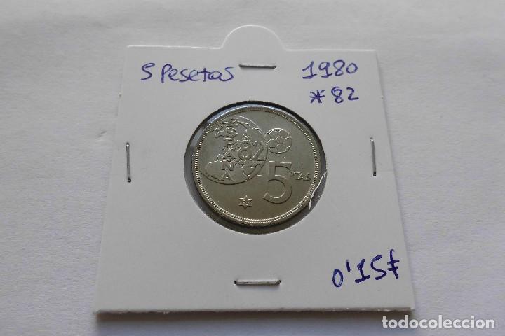 Moedas Juan Carlos I: 5 pesetas 1980*82