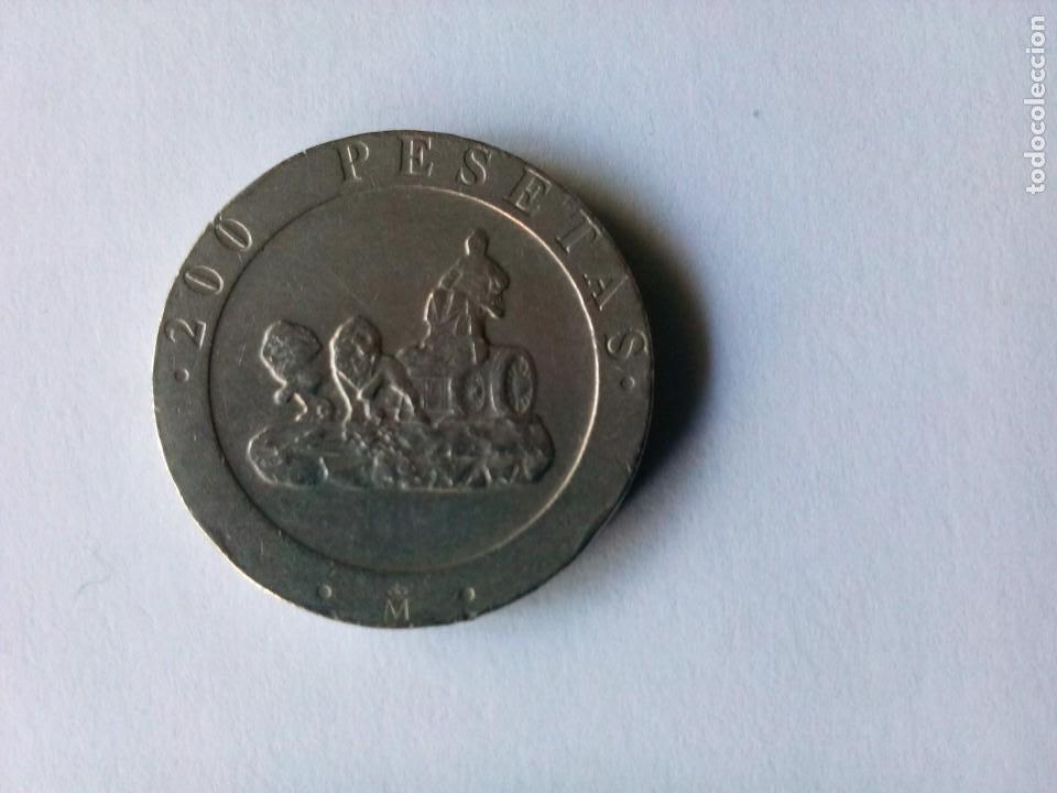 Monedas Juan Carlos I: Moneda 200 pesetas del 1990 - Foto 2