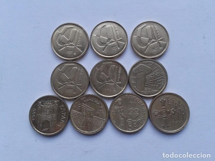 Moedas Juan Carlos I: LOTE 5 PESETAS SERIE COMPLETA 11 MONEDAS DIFERENTES 1989-1999 MAGNIFICO ESTADO R5308