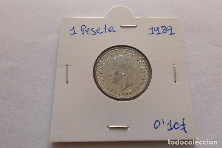 Monete Juan Carlos I: 1 peseta 1989