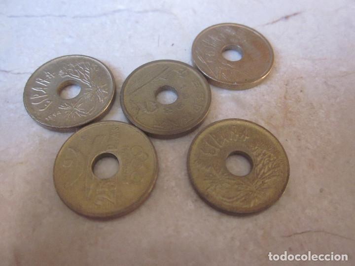 Coins Juan Carlos I: 5 MONEDAS 25 PESETAS 1990,1993,2 DE 1994 Y 1996