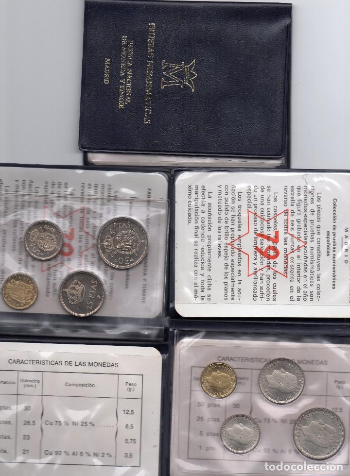Monete Juan Carlos I: Cartera con las pruebas de las monedas oficiales de la FNMT a&ntilde;o 1979