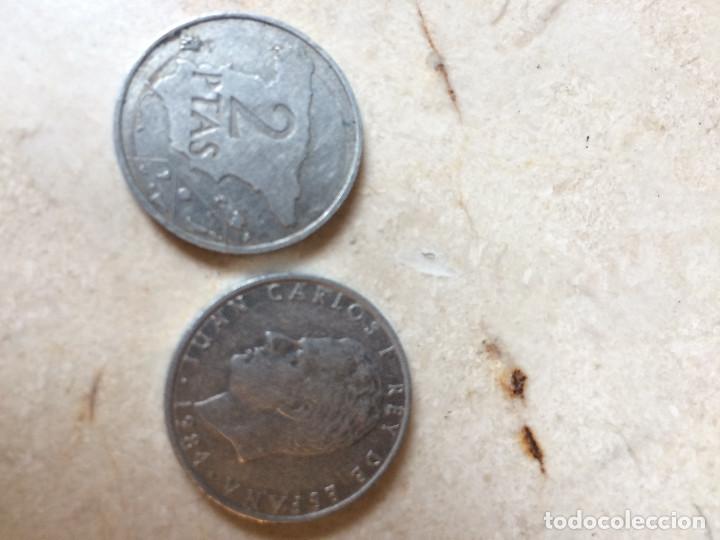 Coins Juan Carlos I: DOS MONEDAS 2 PESETAS 1984
