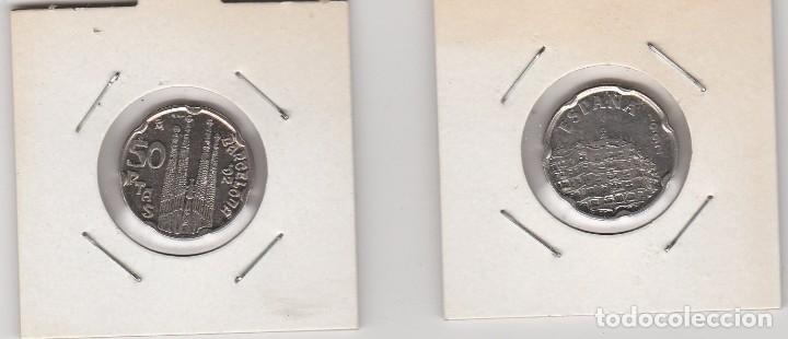 Moedas Juan Carlos I: MONEDAS DE 50 PESETAS DE 1992 SAGRADA FAMILIA Y PEDRERA
