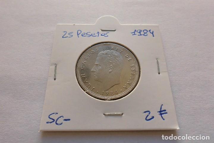 Moedas Juan Carlos I: 25 pesetas 1984 SC-