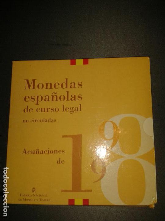Monedas Juan Carlos I: Espa&ntilde;a Monedas en cartera 1998, - Foto 2
