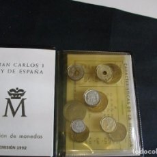 Monedas Juan Carlos I: ESPAÑA. CARTERA FNMT 1992.- 10 PIEZAS. SC. ESCASA LAS DE LAS FOTOS VER TODAS MIS MONEDAS Y BILLETES. Lote 242256605