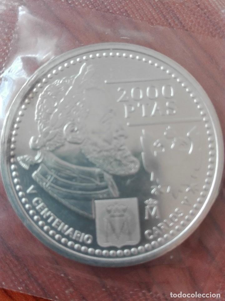 Monedas Juan Carlos I: 2000 pesetas año 2000. Plata - Foto 2 - 121728535