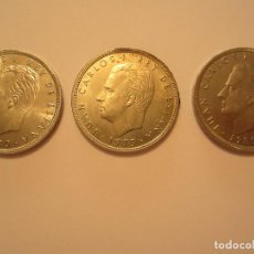 Monedas Juan Carlos I: LOTE DE 3 MONEDAS DE 100 PESETAS J. CARLOS I 1975 Y 1980. Lote 128921579