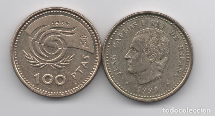Monedas Juan Carlos I: 100 PESETAS 1999 - Foto 1
