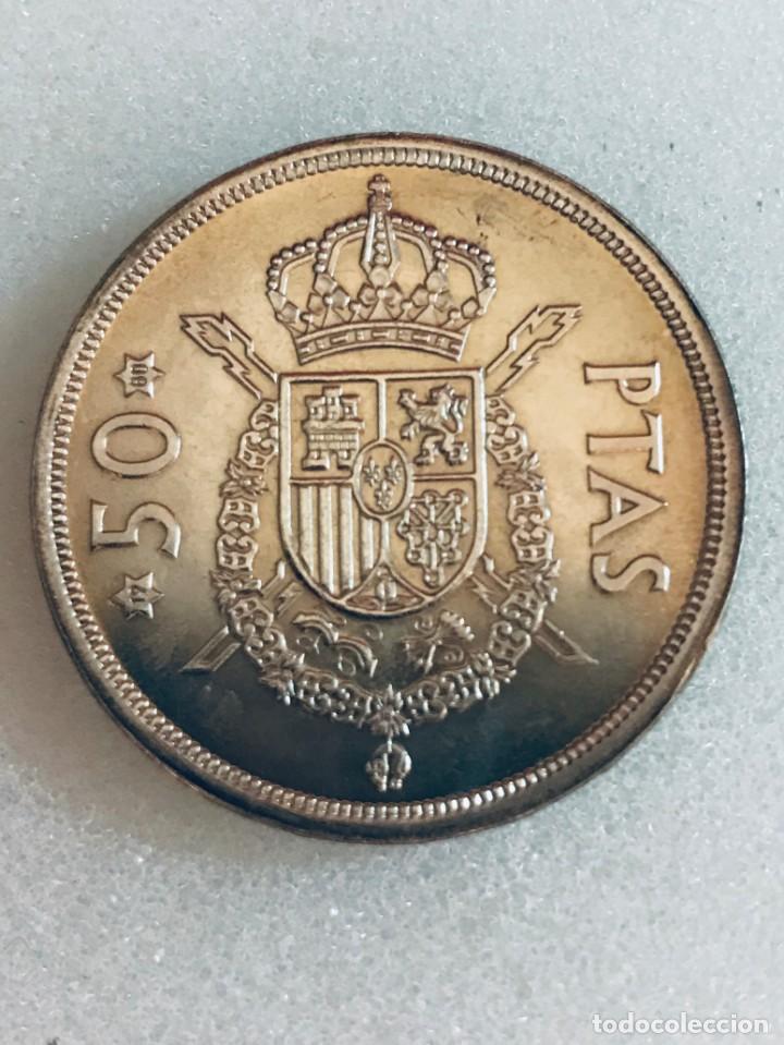 Monedas Juan Carlos I: MONEDA DE 50 PESETAS- 1975 -ESTRELLA 1980.- SIN CIRCULAR