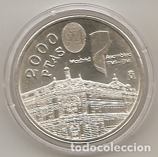 Acusador Atento aprobar españa 1994. moneda de 2000 pesetas de plata. b - Compra venta en  todocoleccion