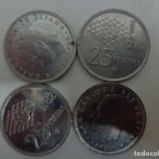 Monedas Juan Carlos I: LOTE 4 MONEDAS DE 25 PESETAS 'JUAN CARLOS I/MUNDIAL ESPAÑA '82'. Lote 171213655