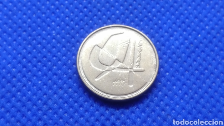 Monedas Juan Carlos I: 5 PESETAS 1990 - Foto 2