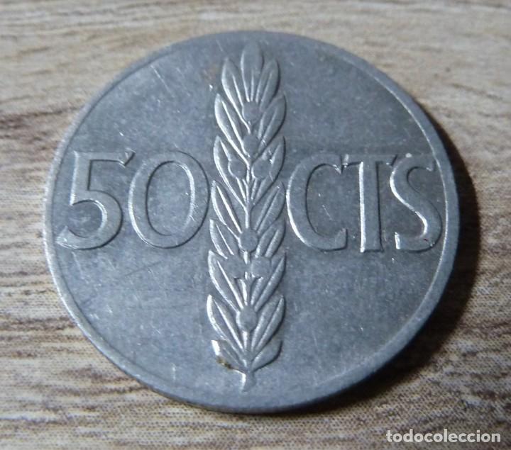Monedas Juan Carlos I: 1 MONEDA ESPA&Ntilde;A 50 CENTIMOS 1966 - Foto 2