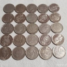 Monedas Juan Carlos I: LOTE 25 MONEDAS DE 5 PESETAS 1975 - VARIAS SC. Lote 200201798