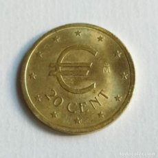 Monedas Juan Carlos I: ## PRUEBA DE EURO DE 20 CÉNTIMOS - FNMT ##. Lote 206151987