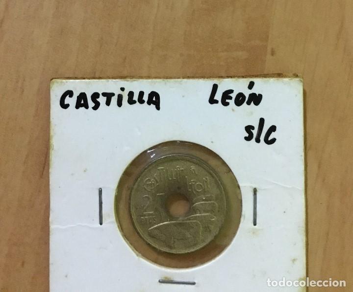 Monedas Juan Carlos I: Moneda del error Castilla Le&oacute;n - Foto 2