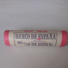 Monnaies Juan Carlos I: CARTUCHO DE 50 MONEDAS DE 1 PESETA BANCO DE ESPAÑA 1980 ESTRELLA 81. Lote 210085261