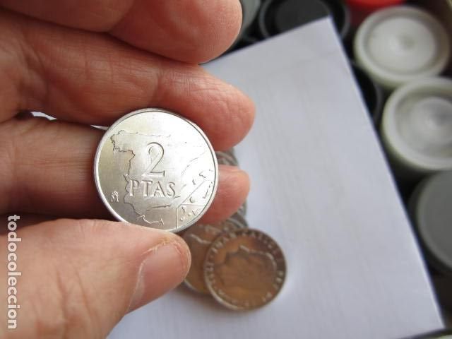 Monedas Juan Carlos I: moneda de 2 pesetas de 1982 AL SC - Foto 2