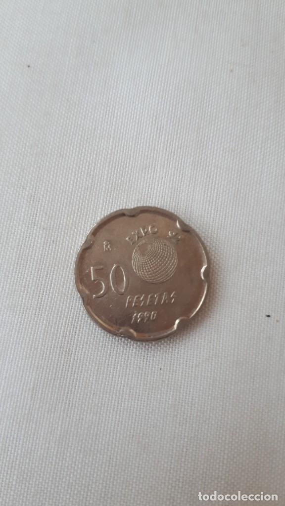 Monedas Juan Carlos I: 50 pesetas 1990 - Foto 1