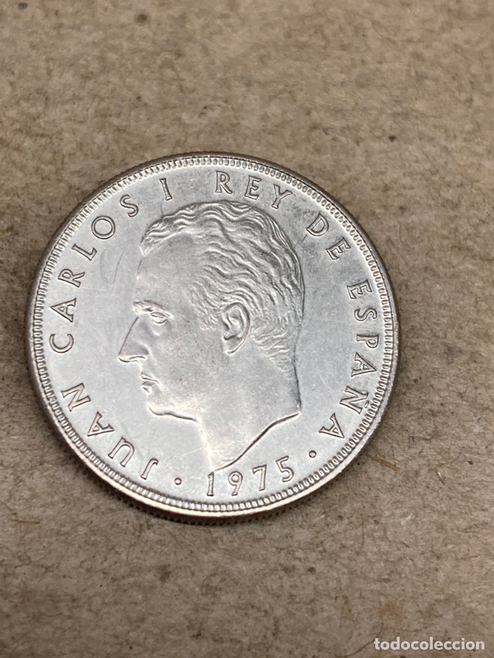 Monedas Juan Carlos I: Moneda de cinco pesetas 1975 E78 - Foto 2