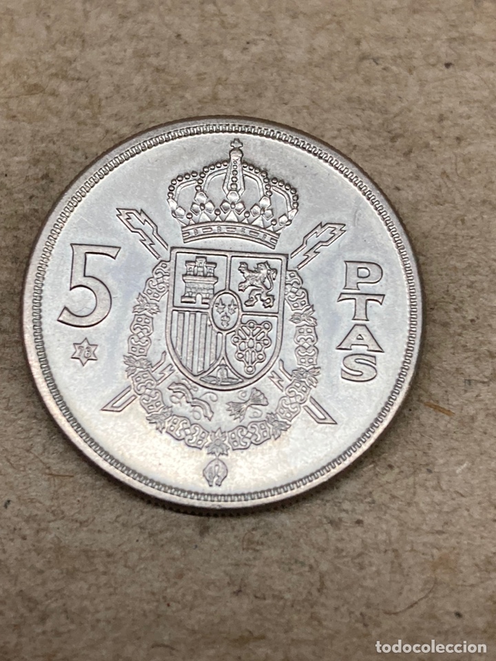 Monedas Juan Carlos I: Moneda de cinco pesetas 1975 E78 - Foto 1