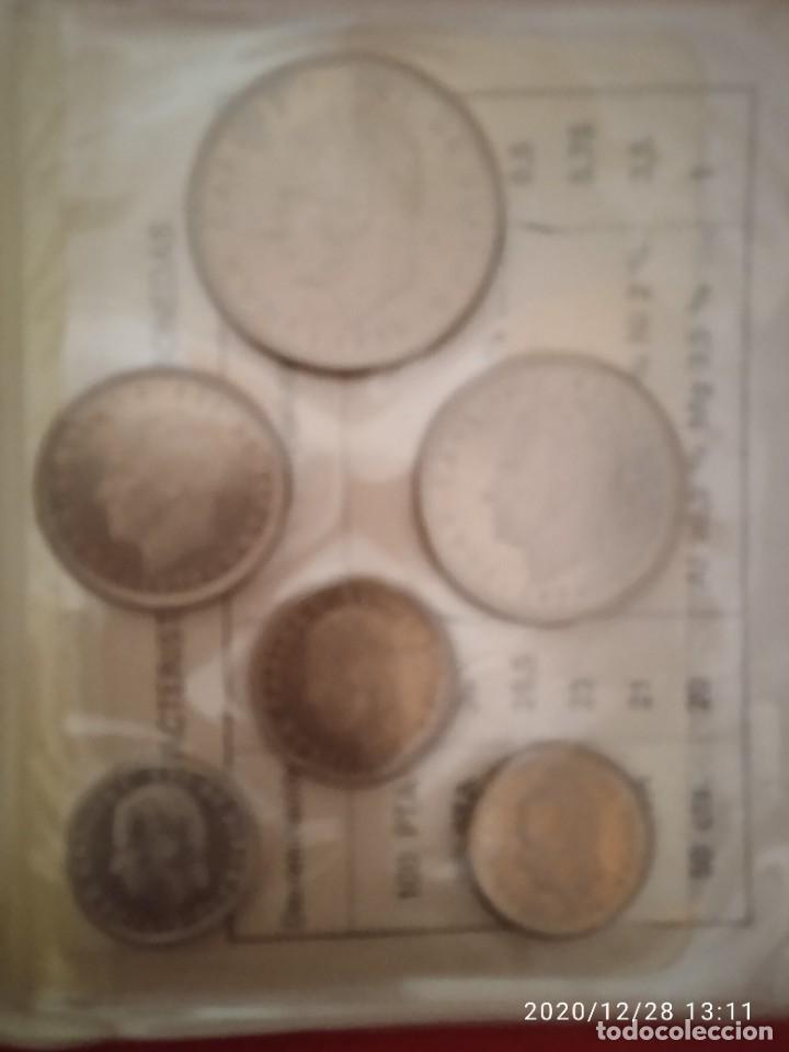Monedas Juan Carlos I: PRUEBAS NUMISMATICAS 6 MONEDAS DE 1976. - Foto 2