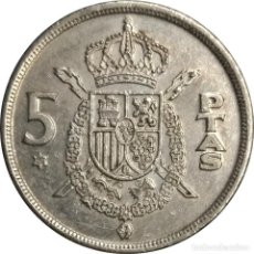 Monedas Juan Carlos I: ESPAÑA. 5 PESETAS DE 1975 *80. REY JUAN CARLOS I. KM# 807. (215).. Lote 233510065