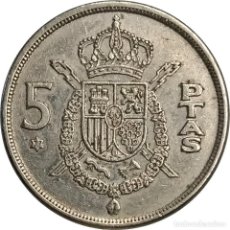 Monedas Juan Carlos I: ESPAÑA. 5 PESETAS DE 1975 *77. REY JUAN CARLOS I. KM# 807. (215).. Lote 233514160