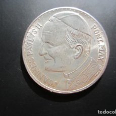 Monedas Juan Carlos I: MEDALLA DE PLATA DE LA VISITA DE JUAN PABLO II A ESPAÑA
