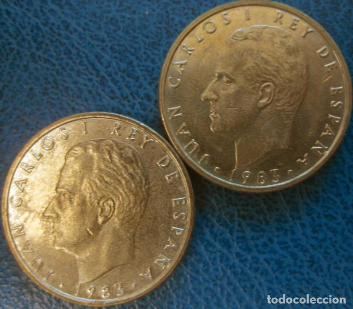 Monedas Juan Carlos I: Espa&ntilde;a, Pareja de 100 Pesetas 1983: SIN CIRCULAR, (Ver descripci&oacute;n y fotos).